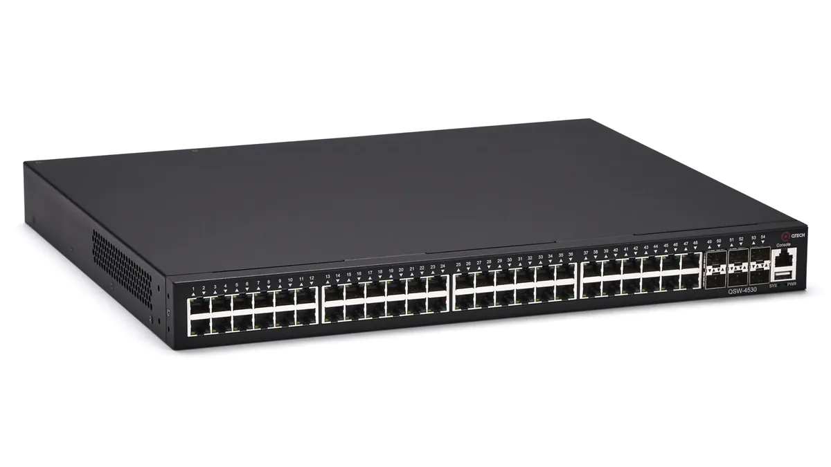 Управляемый стекируемый коммутатор QTECH QSW-4530-54TX
