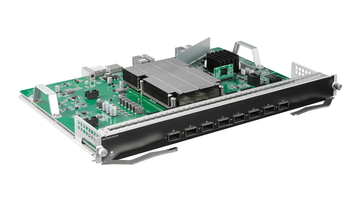 Модуль линейных входов QTECH QSW-M7600-8CQ-FB