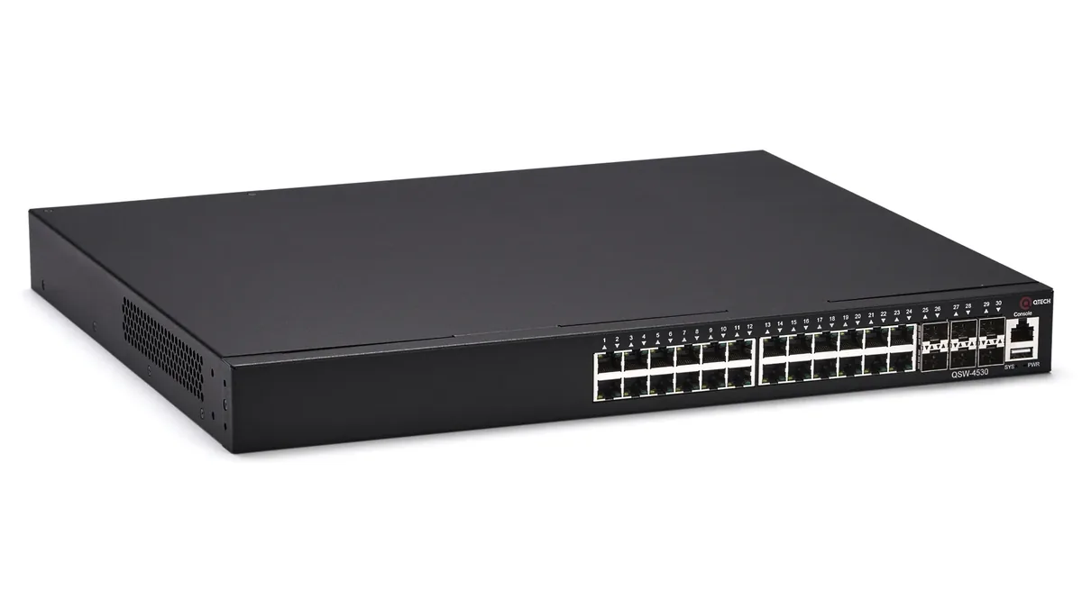 Управляемый стекируемый коммутатор QTECH QSW-4530-30TX