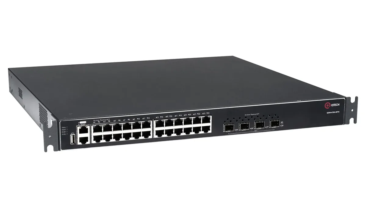 Управляемый стекируемый коммутатор QTECH QSW-4700-28TX