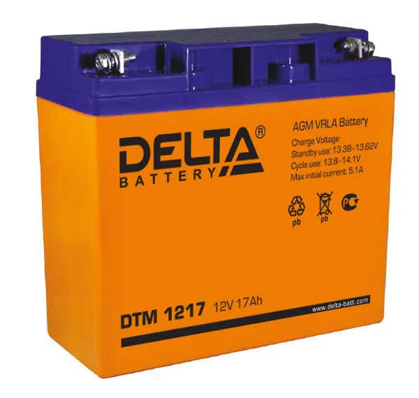 Аккумулятор DELTA Battery DTM 1217